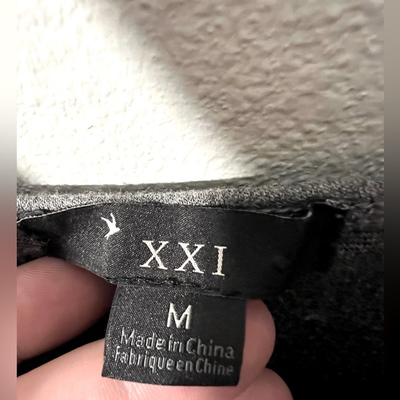 Forever 21 Gray & Black Bustier Mini Dress! Size Medium. - Picture 7 of 7